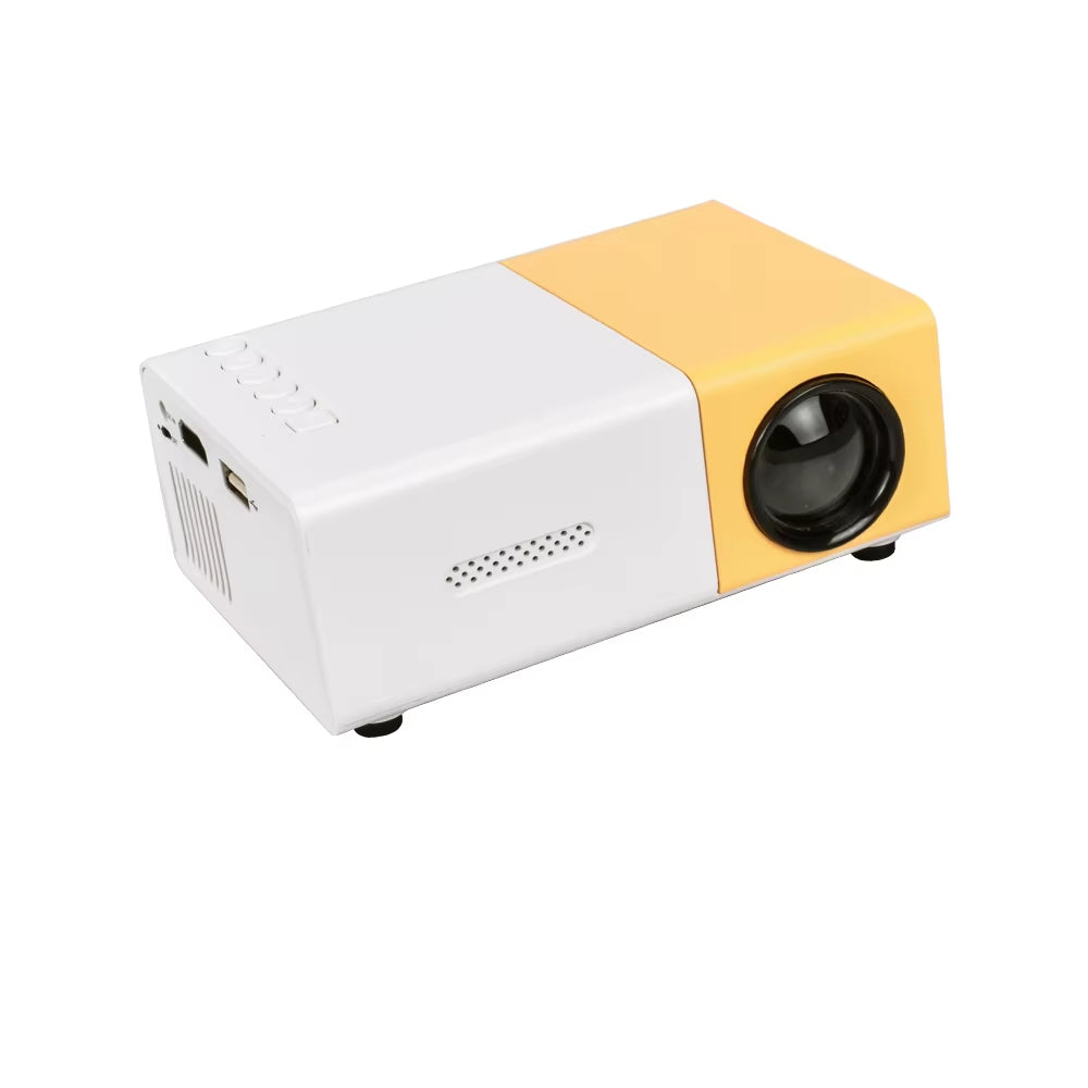 Portable Mini Projector 600 Lumens LCD Hdmi-Compatible Built-In Speakers Small for Home Outdoor Display Kids Gift 320P